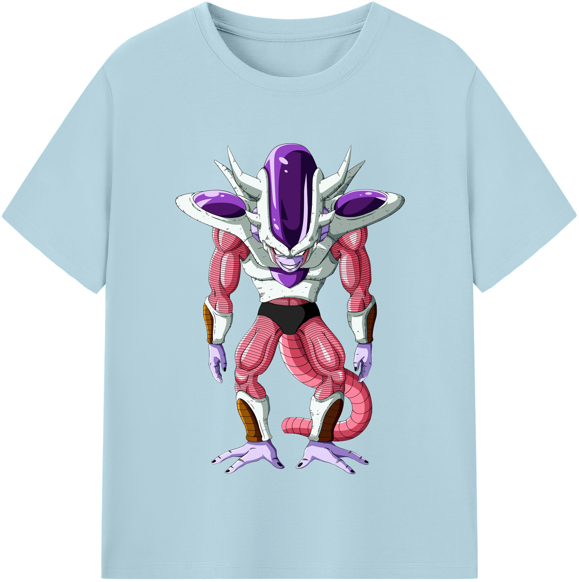 （画像用） ドラゴンボール フリーザ DRAGON BALL Frieza 綿100％半袖Tシャツ（フロントプリント）